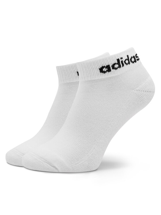 adidas adidas Короткі шкарпетки Linear Ankle Socks Cushioned Socks 3 Pairs IC1304 Сірий