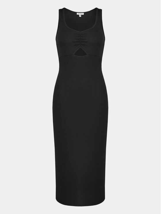 Brave Soul Brave Soul Лятна рокля LDRJ-624RICKI Черен Slim Fit