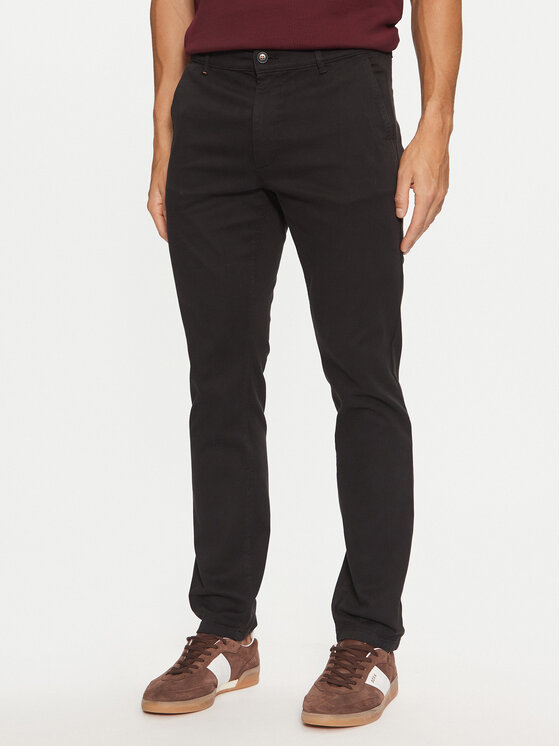 BOSS Boss Pantaloni chino 50518468 Nero Slim Fit