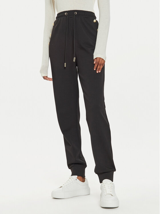 Gaudi Gaudi Sportinės kelnės 421BD24010 Juoda Regular Fit