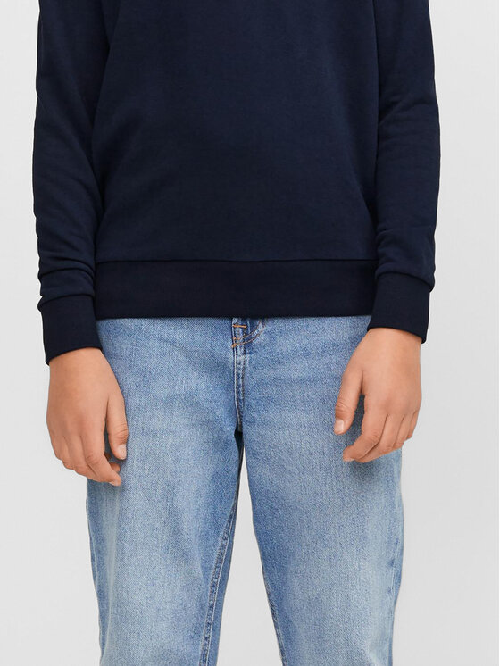 Jack&Jones Junior Jack&Jones Junior Pulóver Logo 12257309 Sötétkék Standard Fit