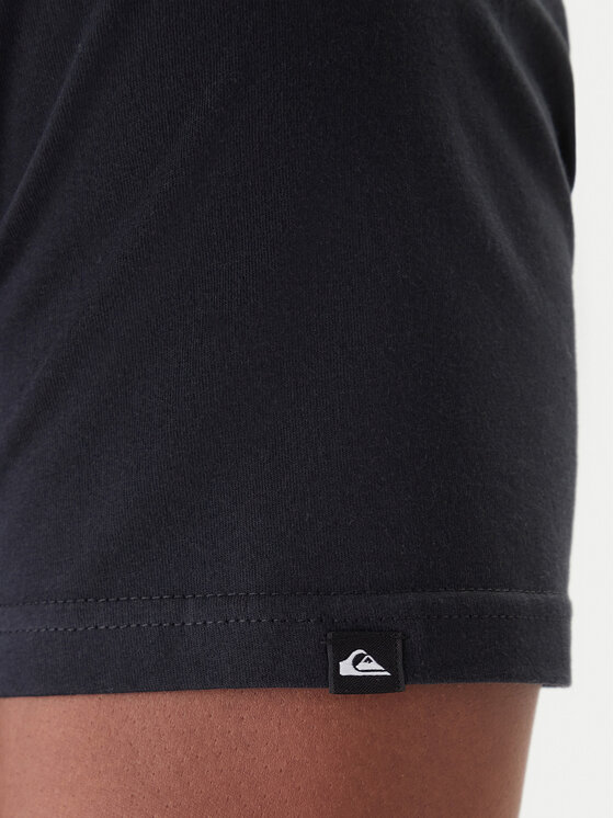 Quiksilver Quiksilver Tričko Gotam EQYZT08177 Čierna Regular Fit