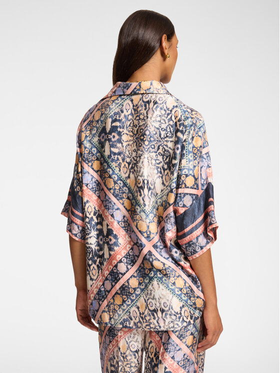 Elena Mirò Elena Mirò Camicia 5068E000111N001 Rosa Regular Fit