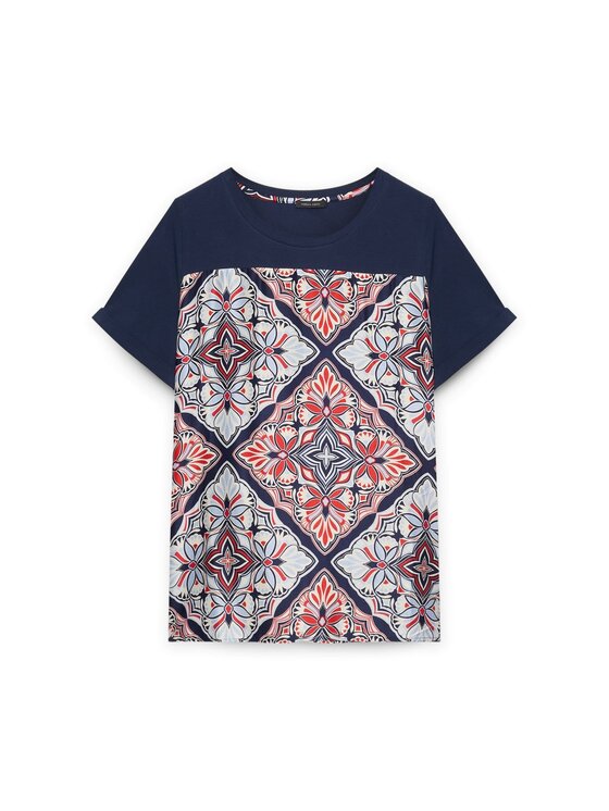 Fiorella Rubino Fiorella Rubino T-Shirt G273L008593N0Z4 Niebieski Boxy Fit