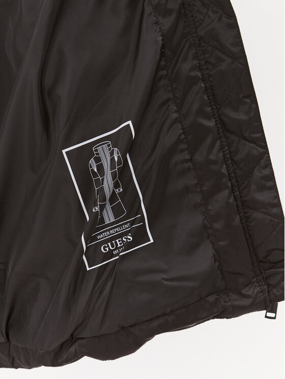 Guess Guess Зимно палто W3BL84 WEX12 Черен Regular Fit