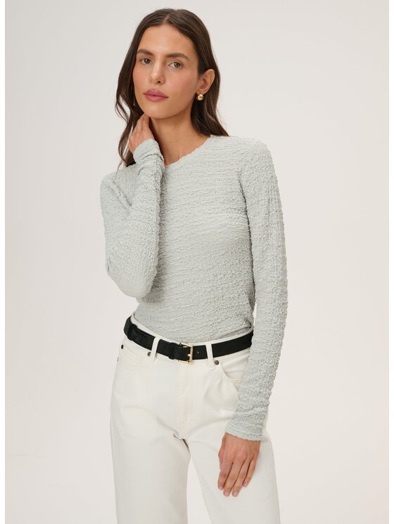 LEBRAND LEBRAND Longsleeve Faro Biały