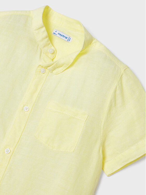 Mayoral Mayoral Camicia 3161 Giallo Regular Fit
