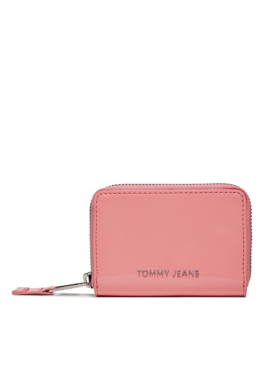 Portofel Mic de Damă Tommy Jeans Tjw Ess Must Small Za Patent AW0AW15935 Roz