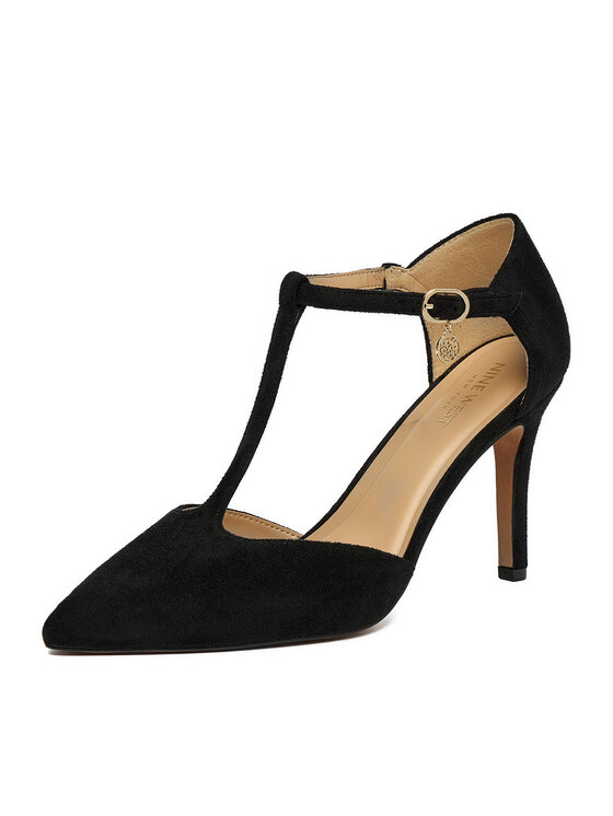 Nine West Nine West Pantofi cu toc subțire CEO-CD25-193-1 Negru