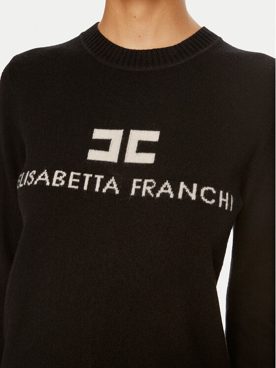 Elisabetta Franchi Elisabetta Franchi Светр MK-64-S46E2-V300 Чорний Regular Fit