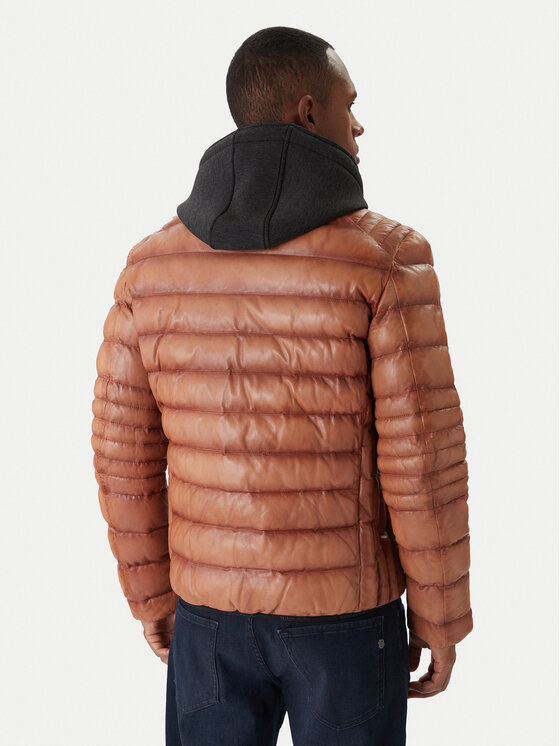 Milestone Milestone Kurtka skórzana Ms Apollo 531068 60510 Miedziany Regular Fit