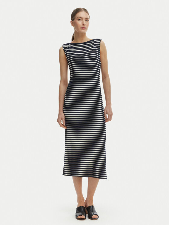 Tommy Hilfiger Tommy Hilfiger Ежедневна рокля WW0WW49311 Тъмносин Slim Fit