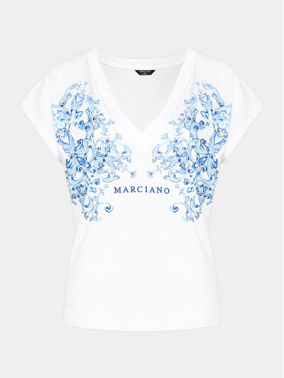 Marciano Guess Marciano Guess T-Shirt 4GGP00 6138A Bílá Regular Fit
