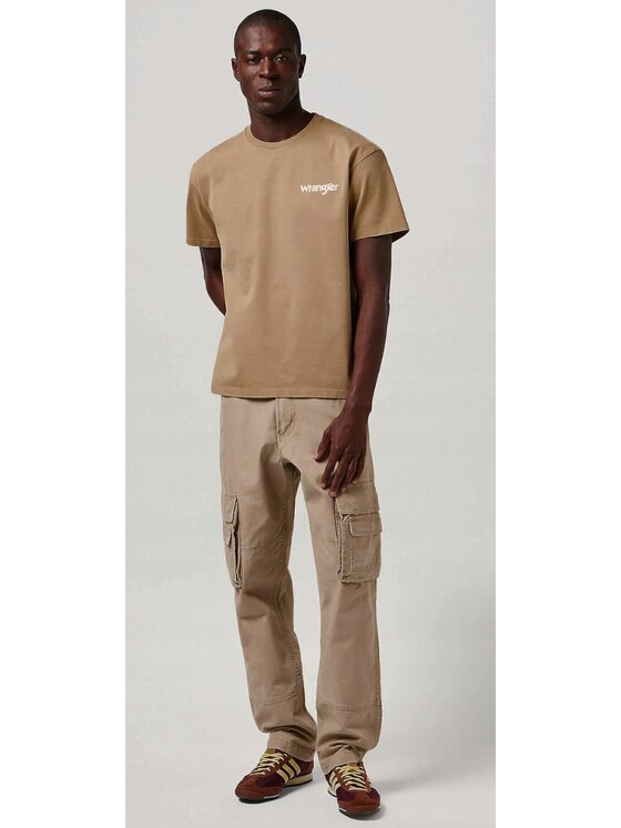Wrangler Wrangler T-Shirt Casey Jones Graphic Tee Brązowy Relaxed Fit