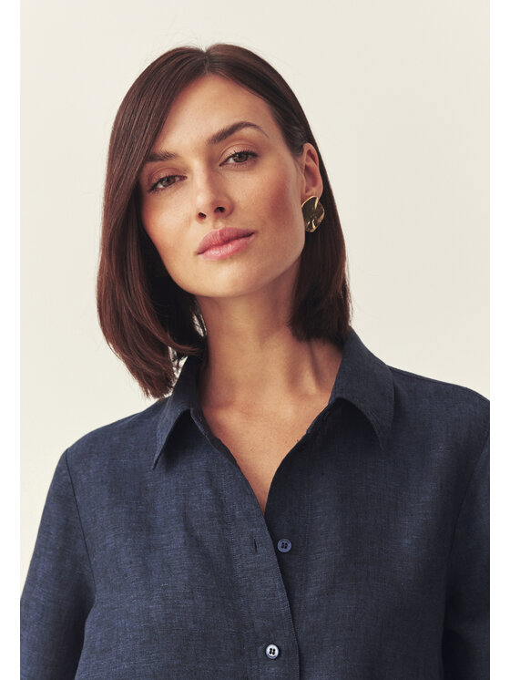 TATUUM TATUUM Každodenní šaty TADE Tmavomodrá Shirt Fit