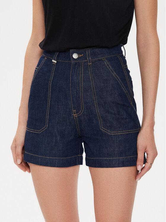 United Colors Of Benetton Pantaloncini di jeans 42CLD9015 Blu scuro Regular Fit, taglia : 46