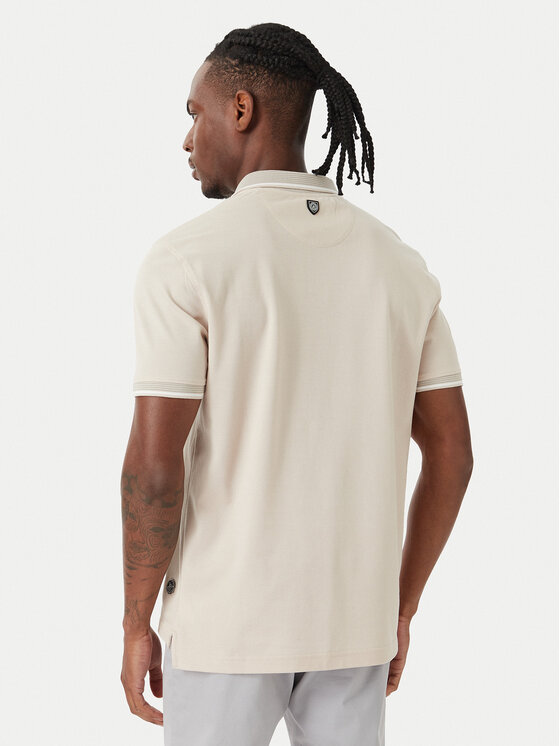 Beverly Hills Polo Club Beverly Hills Polo Club Polo M2607-HR Μπεζ Regular Fit