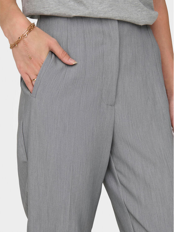 ONLY ONLY Chino kalhoty Raven 15298565 Šedá Regular Fit