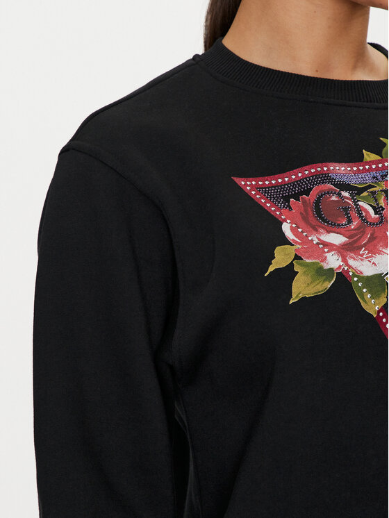 Guess Guess Felpa W4YQ26 K9Z21 Nero Regular Fit