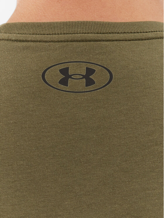 Under Armour T Shirt Ua Core Novelty Graphic Ss 1380957 Khakifarben Loose Fit Modivo