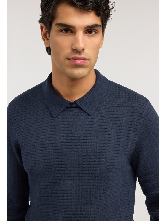 Trussardi Trussardi Cardigan M0128000110N0A3 Blu Regular Fit