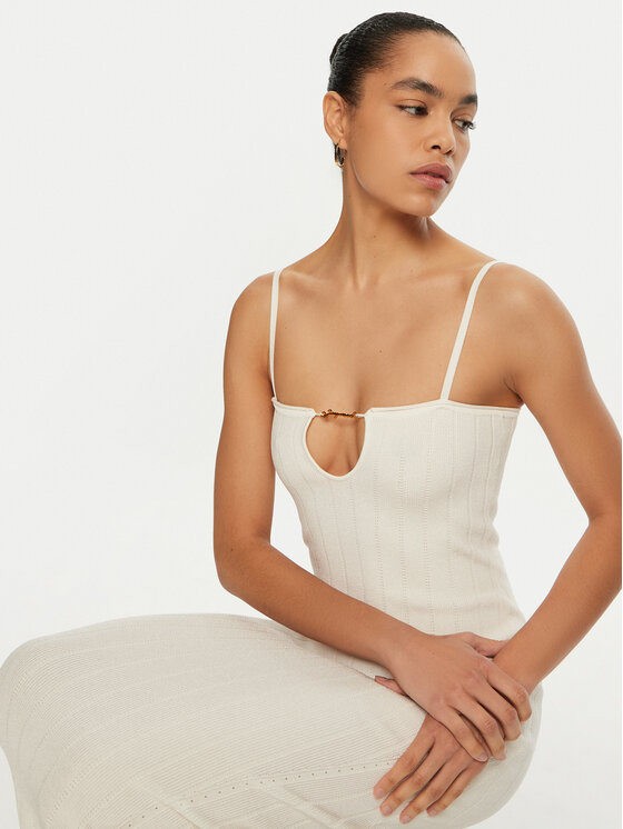 JACQUEMUS JACQUEMUS Rochie tricotată 24E241KN358-2355 Alb Regular Fit