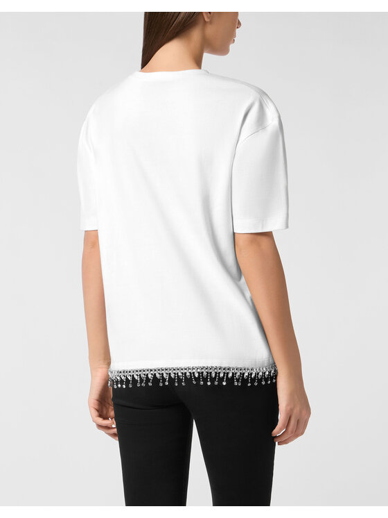 PHILIPP PLEIN PHILIPP PLEIN T-Shirt 27389 Biały Regular Fit