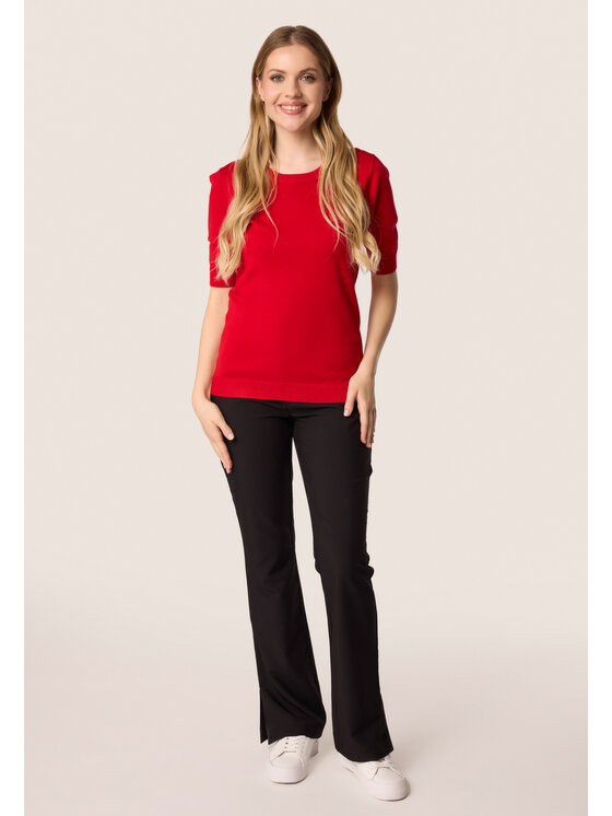 QUIOSQUE QUIOSQUE Svetr 6VF003 Červená Regular Fit