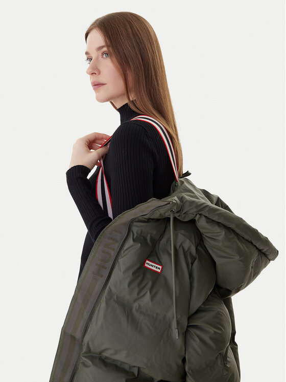 Hunter Hunter Žieminis paltas Hutchison HARW0001252 Žalia Regular Fit