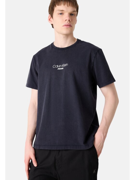 Calvin Klein Calvin Klein T-shirt q-roa-35025 Blu Regular Fit