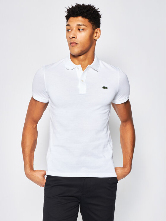 Lacoste Polo PH4012 Balts Slim Fit