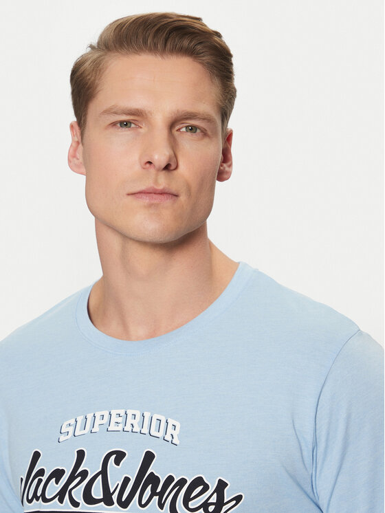 Jack&Jones Jack&Jones T-krekls Logo 12268267 Zils Standard Fit