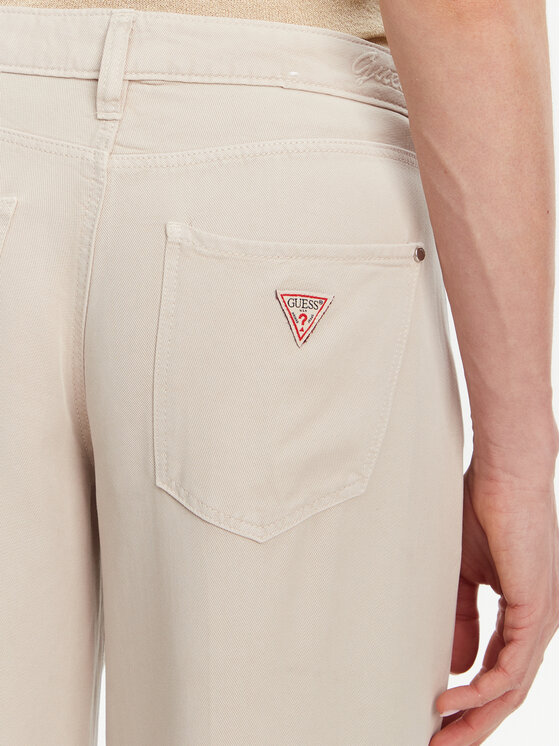 Guess Guess Farmer W4GA96 WDP85 Bézs Wide Leg