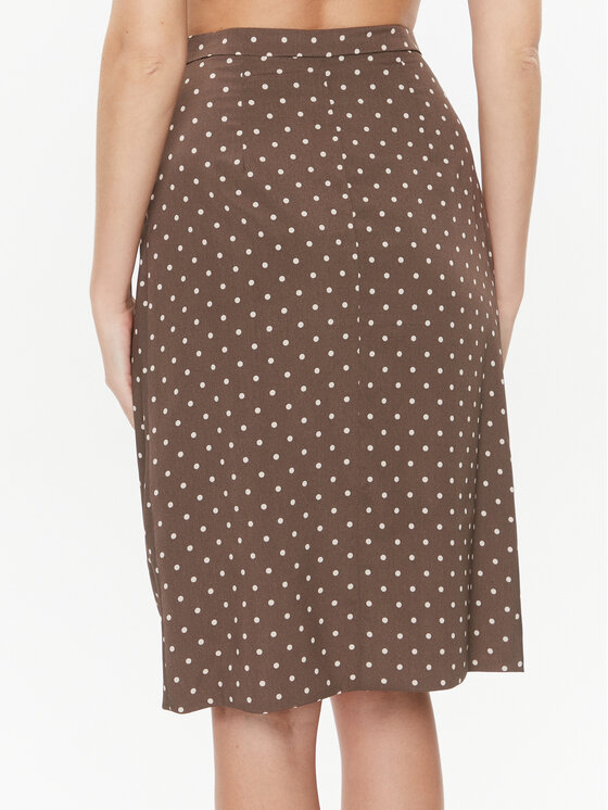 Marella Marella Minigonna Lauro 2331060336200 Marrone Regular Fit