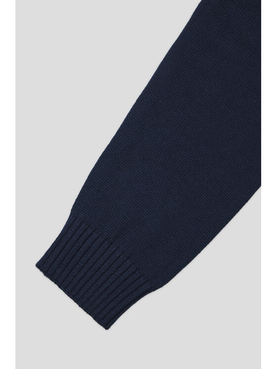 Lancerto Lancerto Sweter Craig SW073224000094 Granatowy Regular Fit