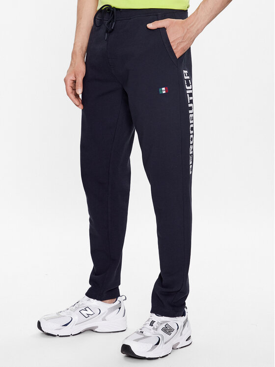 Aeronautica Militare Долнище анцуг 231PF880F501 Тъмносин Regular Fit