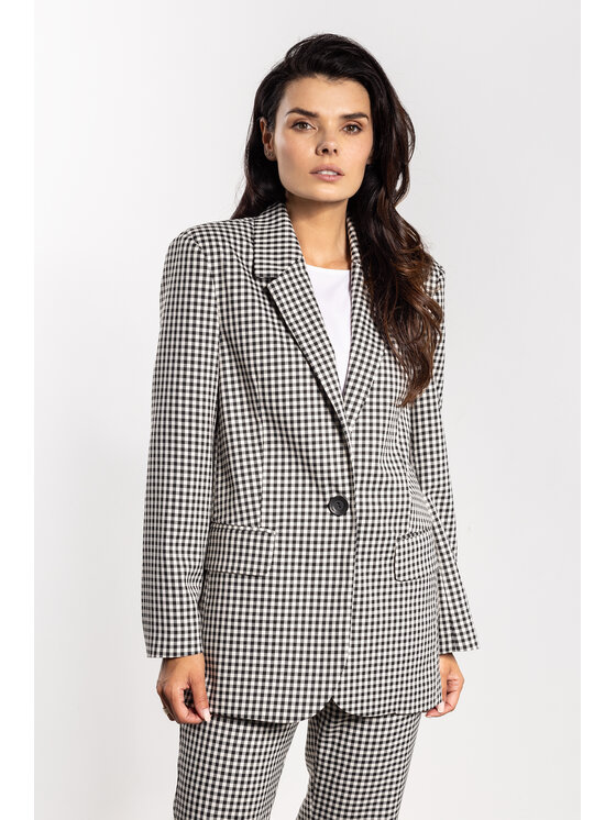 Awama Awama Giacca da abito A749 Bianco Basic Fit