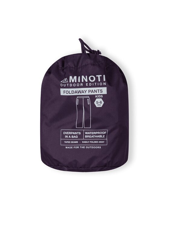 MINOTI MINOTI Spodnie przeciwdeszczowe 27KMPANT3 Fioletowy Regular Fit