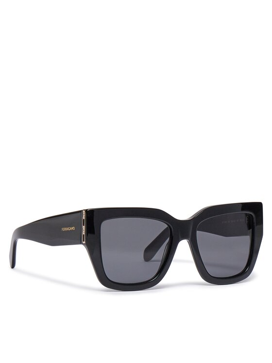 サングラス Salvatore Ferragamo Occhiali Da Sole Salvatore Ferragamo Sunglasses 2164 Black 615/11 Size 64 New