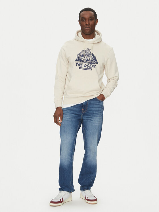 Element Element Μπλούζα ELYSF00280 Μπεζ Regular Fit