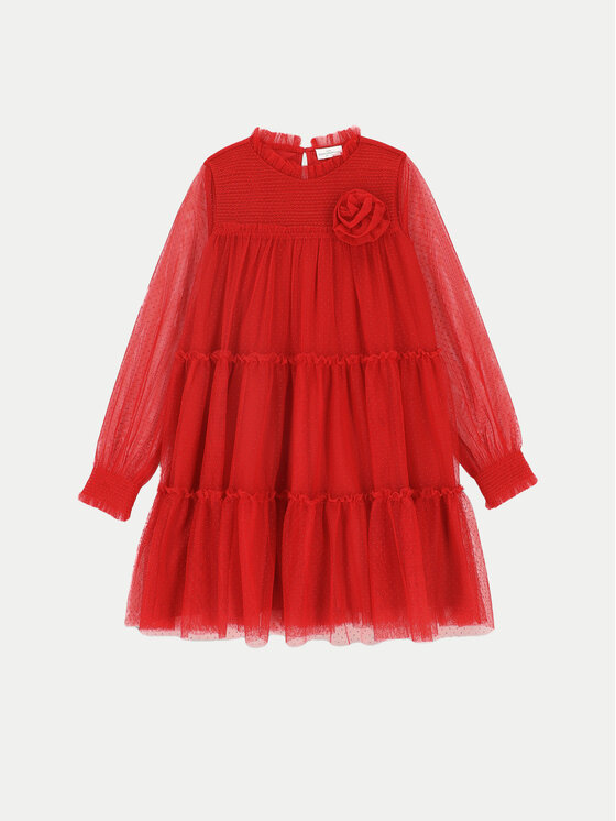 Coccodrillo Coccodrillo Elegantes Kleid ZC4128102EJG Rot Regular Fit