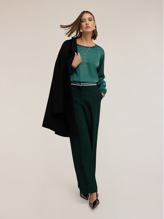 Motivi Motivi Blusa 2718Q001877N015 Verde Regular Fit