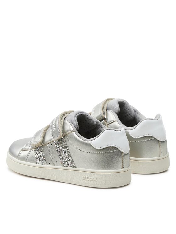 Geox Geox Snīkeri J Eclyper Girl J45LRA 000NF C1007 S Sudraba