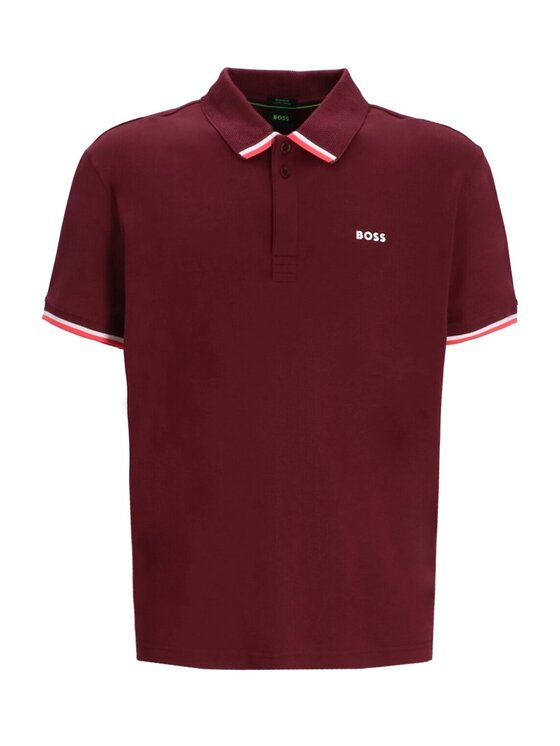 BOSS BOSS Polo 50538185-614 Czerwony Regular Fit