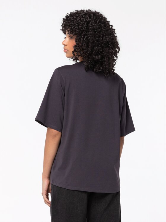 BASICLO BASICLO T-Shirt BSL-032-3003 Szary ciemny Oversize