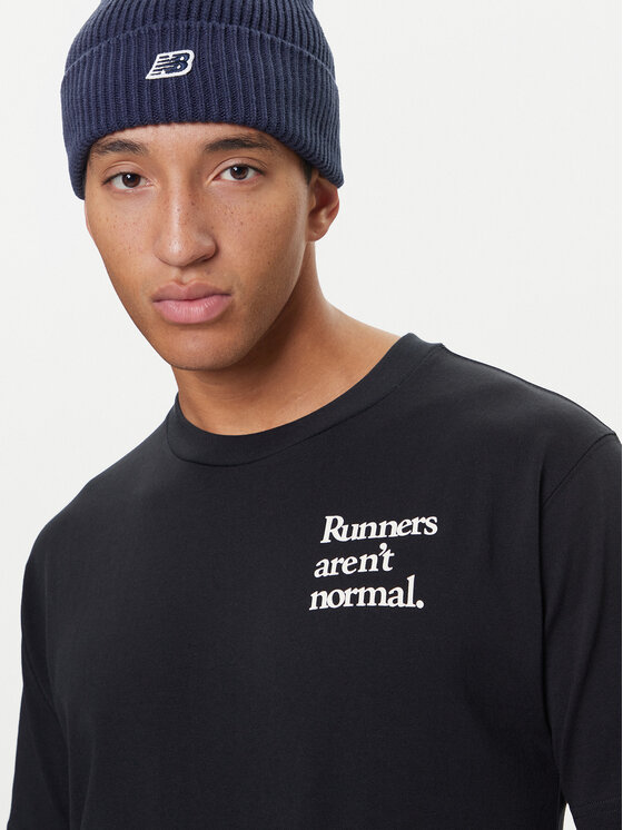 New Balance New Balance Marškinėliai MT53921 Juoda Regular Fit