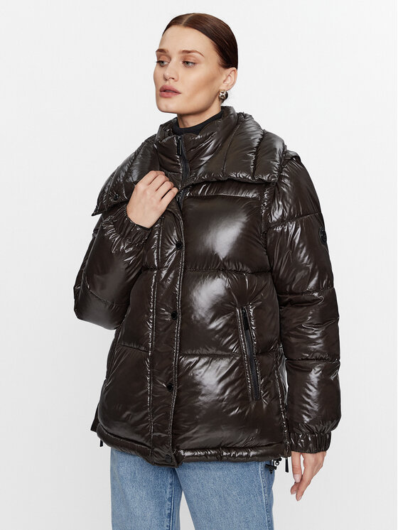 MICHAEL Michael Kors MICHAEL Michael Kors Pehelykabát 77C6136M42 Barna Regular Fit