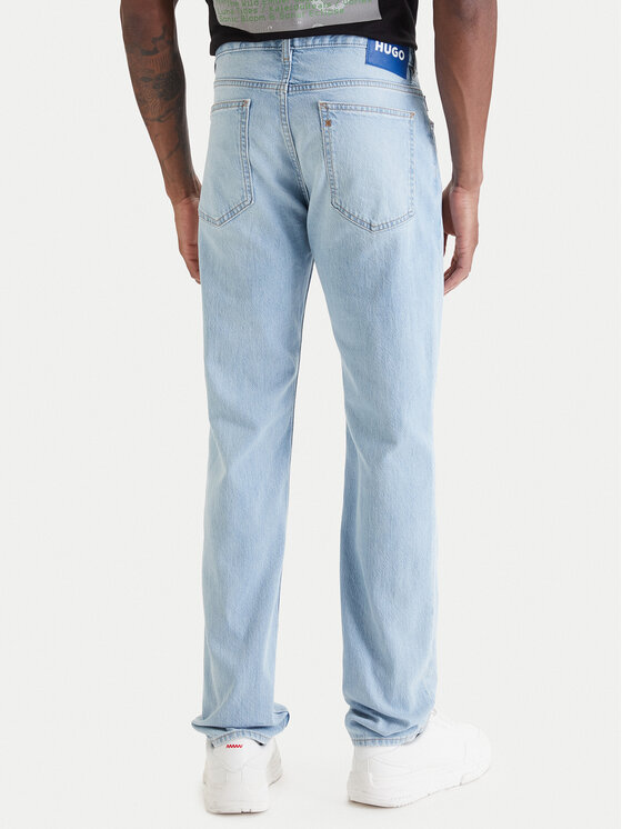 HUGO HUGO Traperice Ash 50555954 Plava Slim Fit
