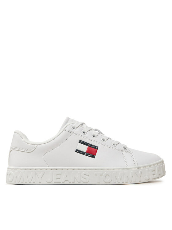 Tommy Jeans Tommy Jeans Sportcipők Tjw Logo Outsole Sneaker Ess EN0EN02703 Fehér