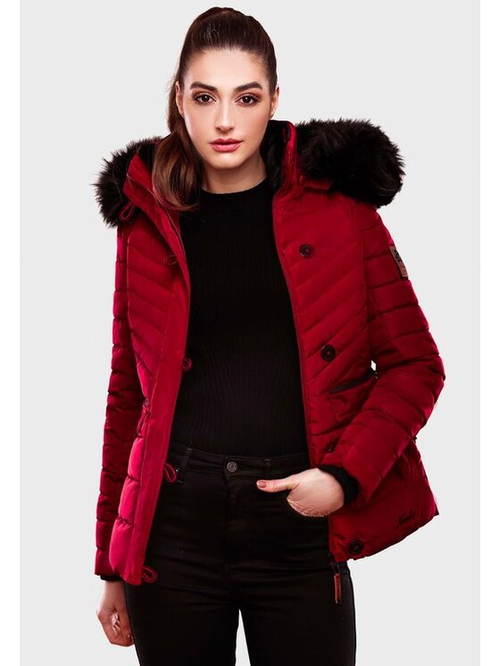 Navahoo Navahoo Kurtka zimowa Wisteriaa Czerwony Casual Fit